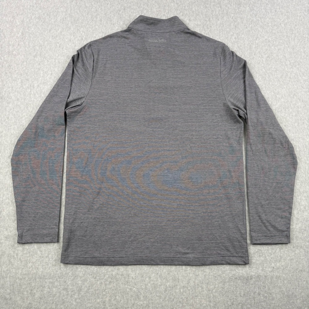 Travis Mathew Shirt Mens Large Gray Performance 1/4 Zip Golf Stretch Pullover - Picture 7 of 13